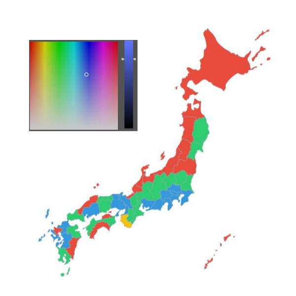 パレット感覚で彩色・編集