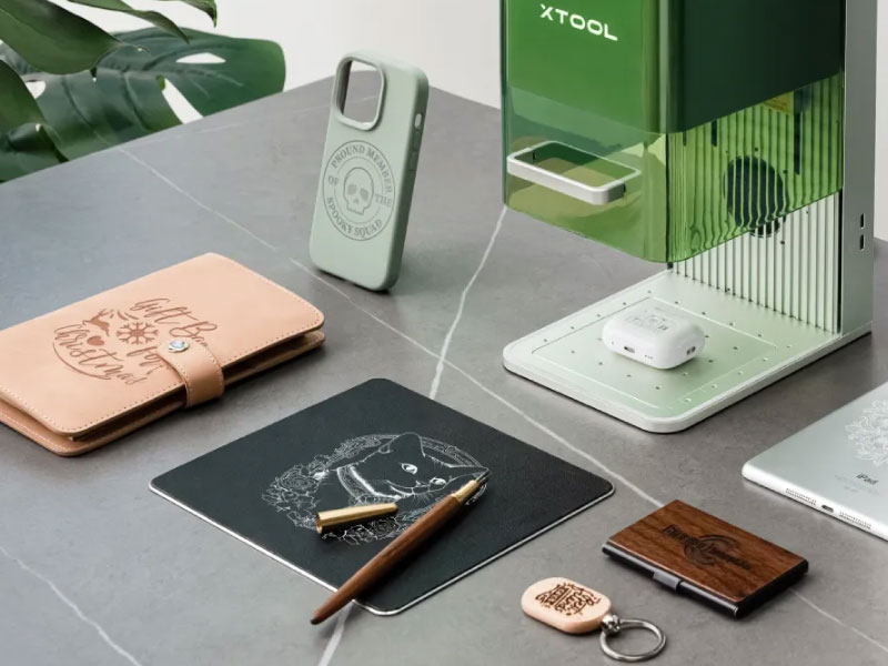 xTool F1の加工例画像