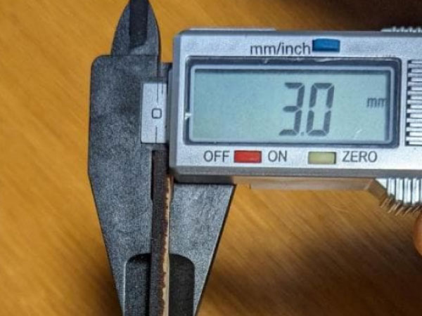 3mm MDFボードの加工用サイズ例