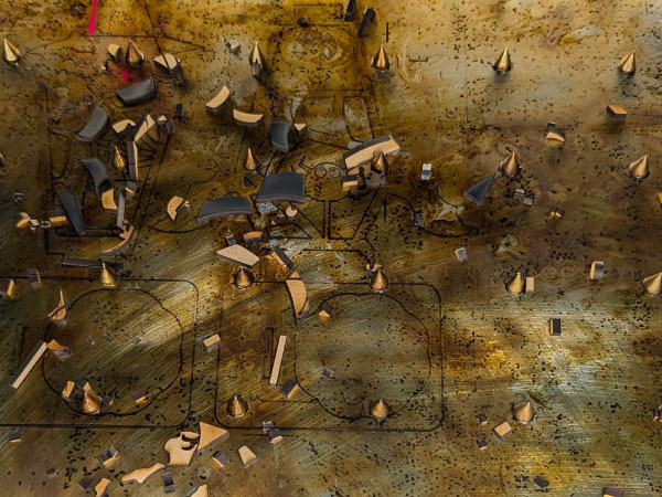 汚れたピンボード1