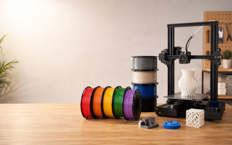 3Dプリンター用フィラメント・ノズル・ビルドプレートなどの消耗品